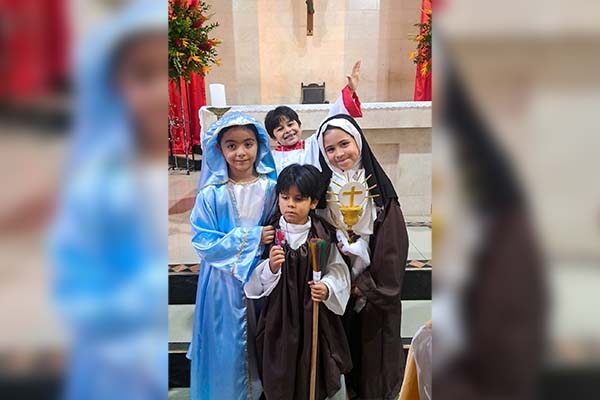 En Medellín los pequeños ya vivieron su celebración el pasado 26 de octubre. Foto Aciprensa/ Holywins en Latinoamérica.