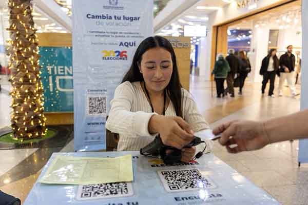 Puestos habilitados para inscripción de ciudadanos. Foto Registraduría Nacional del Estado 
