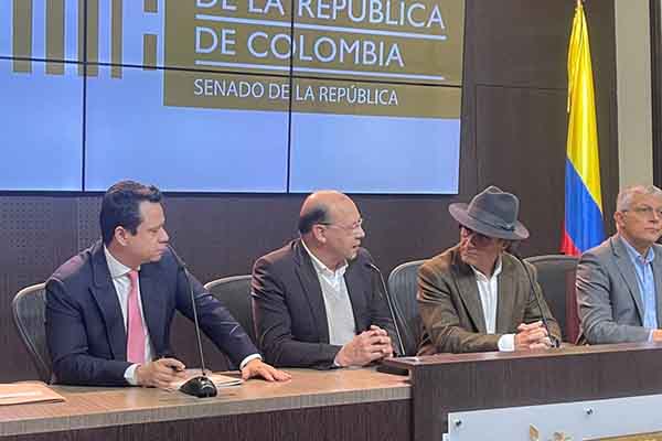 Proyecto de ley “por medio del cual se aprueba el ‘Acuerdo sobre el Nuevo Banco de Desarrollo’. Foto Cancillería