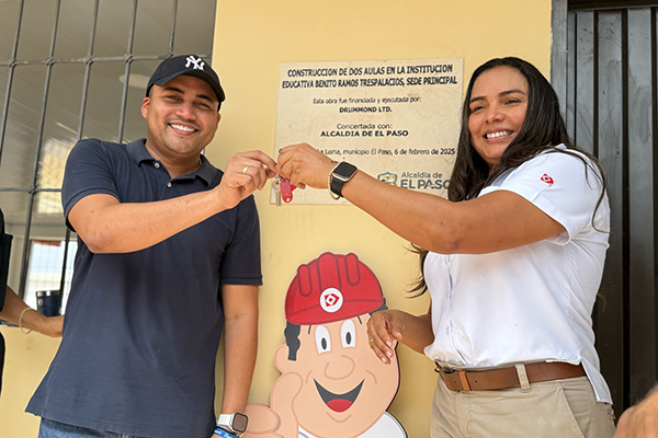 Guido Alfonso Borrego Sarmiento, personero de la I.E. Benito Ramos Trespalacios, expresó su gratitud por este aporte.
