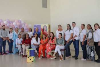 Entrega de las 23 ludotecas y educakits, como parte del proyecto “Telares: tejiendo lazos y redes sostenibles por una vida libre de violencias”.
